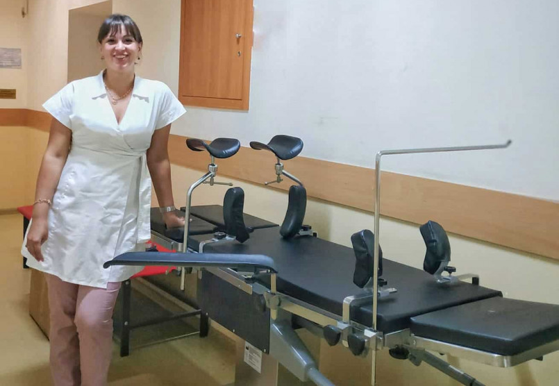Вітаємо лікарню Дніпропетровської області з придбанням операційного столу